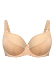 Elegant Underwire Bra with Adjustable Straps and Mesh Detail