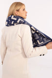 Chic Geometric Patterned Scarf with Tassels for All Occasions