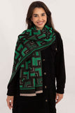 Chic Geometric Pattern Scarf in Soft Viscose Blend