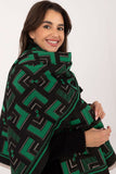 Chic Geometric Pattern Scarf in Soft Viscose Blend