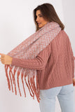 Chic Geometric Pattern Scarf for Autumn-Winter Style