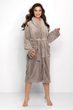 Elegant Women's Bathrobe with Pockets and Tie Waist