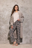 Elegant Women's Bathrobe with Pockets and Tie Waist