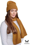 Chic Mustard Women's Hat for Cozy Autumn & Winter Style
