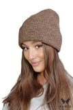 Double-Layered Cozy Brown Hat for Autumn & Winter Style
