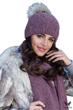 Elegant Heather Scarf with Lurex Shine for Autumn Styles