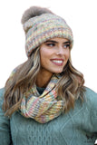 Elegant Yellow Hat and Snood Set for Cold Weather Comfort