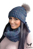 Elegant Green Hat and Snood Set for Cold Weather Comfort