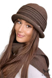Elegant Wool Women's Hat for Autumn-Winter Style
