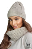 Chic Women's Beanie and Neck Warmer Set for Cozy Seasons