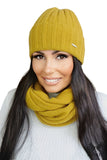 Stylish Woolen Women's Hat in Lime for Cozy Comfort