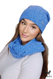 Elegant Women's Winter Hat and Neck Warmer Set