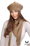 Cozy Merino Wool Winter Beret with Unique Design