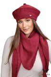 Winter Wine Women's Beret with Fleece Lining & Unique Design