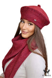 Winter Wine Women's Beret with Fleece Lining & Unique Design