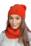 Charming Red Polar Hat for Women - Warm & Elegant Winter Wear