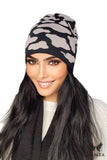 Stylish Two-Tone Women's Hat with Colorful Design