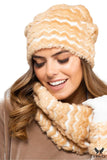 Beige Fur Lined Winter Set for Ultimate Warmth & Style