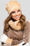 Beige Fur Lined Winter Set for Ultimate Warmth & Style
