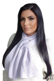 Cozy Heather Winter Scarf with Practical Pocket Design