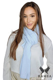 Elegant Blue Winter Scarf for Women's Stylish Comfort