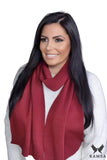 Cozy Burgundy Women's Winter Scarf for Stylish Warmth