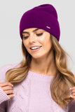 Luxurious Fuchsia Women's Hat in Soft Merino Wool & Cashmere