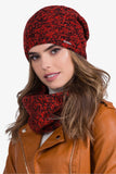 Elegant Women's Hat and Neck Warmer Set for Cold Weather