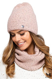Elegant Women's Pink Hat with Classic Weave Design