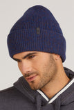 Stylish Navy Mix Insulated Men's Hat for Cold Weather