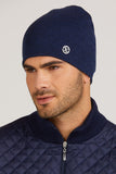 Elegant Navy Blue Hat for Men - Stylish & Warm Accessory