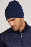 Elegant Navy Blue Hat for Men - Stylish & Warm Accessory