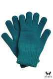 Elegant Turquoise Winter Gloves for Women - Warm & Stylish