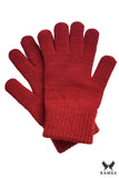 Cozy Burgundy Winter Gloves for Women - Stylish & Warm