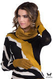 Cozy Mustard Neck Warmer for Autumn-Winter Style