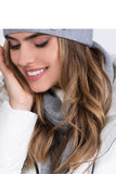 Cozy Women's Gray Neck Warmer for Autumn & Winter Comfort