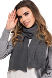 Luxurious Graphite Winter Scarf for Stylish Comfort