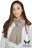 Soft Beige Winter Scarf for Women - Elegant & Cozy Accessory