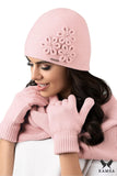 Cozy Women's Winter Gloves in Stylish Dirty Pink Color