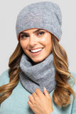 Versatile Double-Sided Women's Hat in Brown-Grey Color