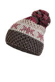 Cozy Knitted Youth Cap with Pompom - Stylish & Warm