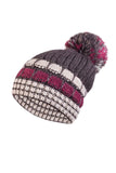 Stylish Women's Winter Hat with Pompom and Glamorous Design