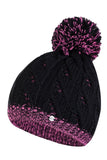 Cozy Women's Wool Hat with Pompom for Cold Weather