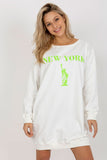 Stylish Oversized Women's Sweatshirt with Bold Front Print