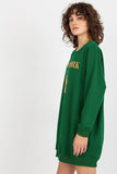 Trendy Women's Oversize Casual Sweatshirt with Bold Print