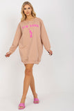 Stylish Women's Oversized Casual Sweatshirt with Unique Print