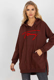 Stylish Women's Casual Sweatshirt with Hood and Pocket