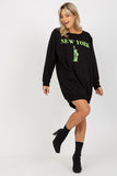 Trendy Women's Oversized Casual Sweatshirt with Unique Print