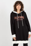Stylish Women's Casual Hoodie Sweatshirt with Side Slits
