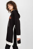 Stylish Women's Casual Hoodie Sweatshirt with Side Slits